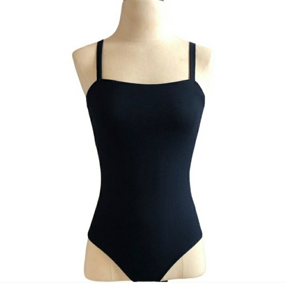 Hollister Tops - HOLLISTER Navy Blue Slim Tank Bodysuit Size Small. NWOT!